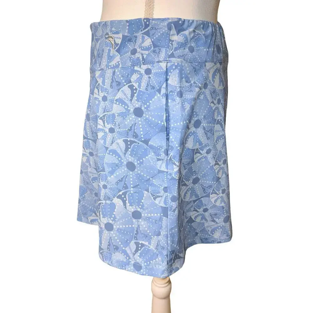 Chervo Sunblock Blue Floral Print Golf Skort